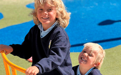 St. George Madrid students in the playground